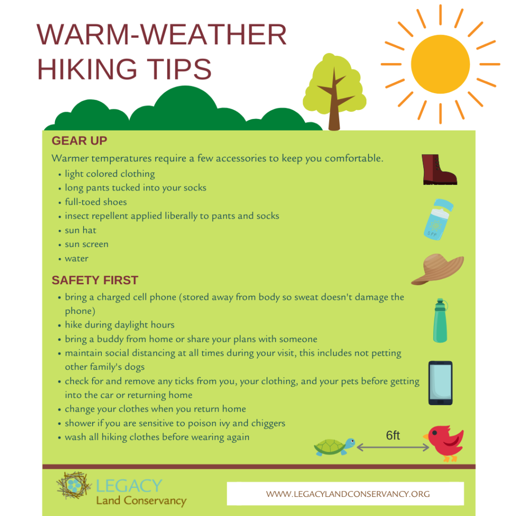 Warm-weather hiking tips