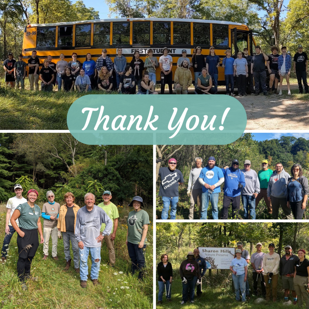 Thank you to fall preserve workday volunteers