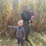 The Smith-Long family legitimately lost in a corn maze