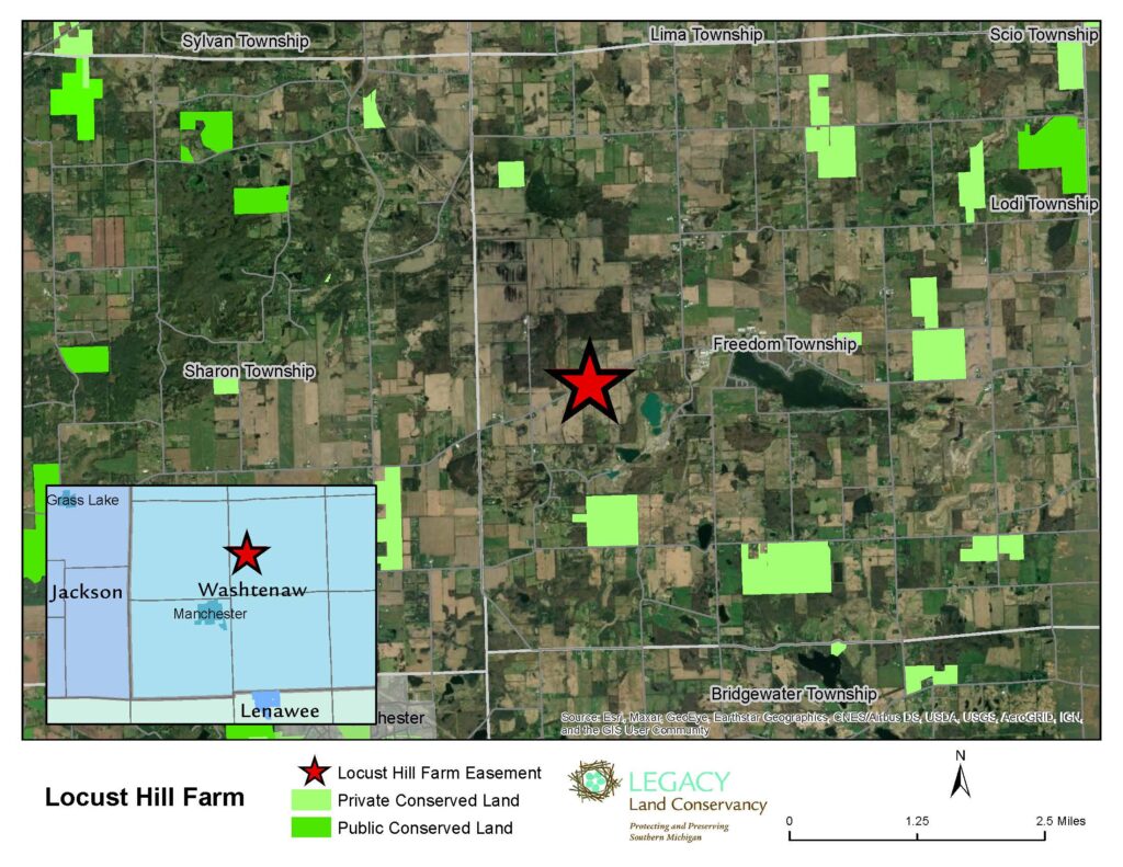 Locust Farm conservation easement map