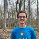 Dane Page in the woods