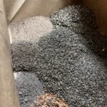 Bad of different colored seeds.